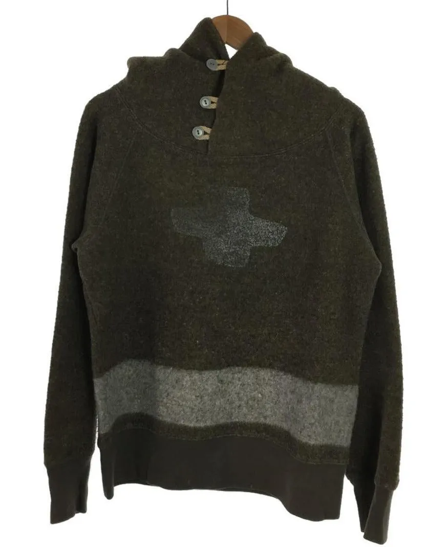 [XL] Kapital Totem Potlach Cross Fleece Pullover Hoodie