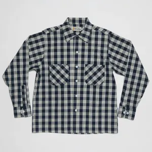 Yellow Rat Open Collar Shirt - Navy