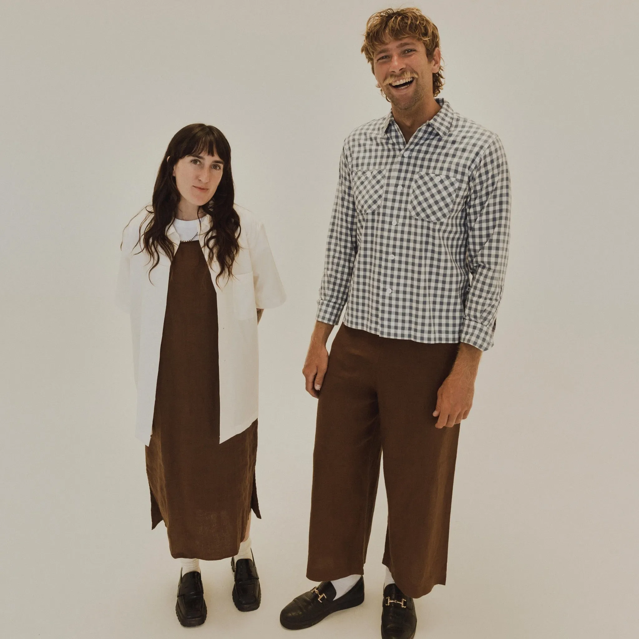Yellow Rat Open Collar Shirt - White