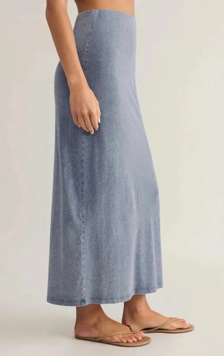 Z Supply - Gail Jersey Denim Midi Skirt