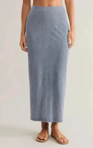 Z Supply - Gail Jersey Denim Midi Skirt
